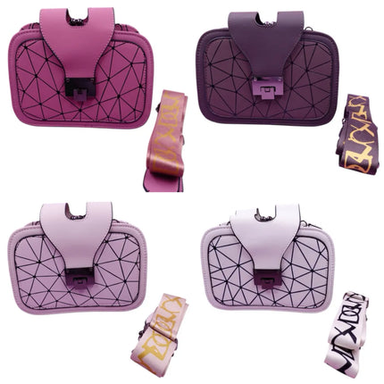 BOLSO RAYADO DE DAMA 2 CIERRES
