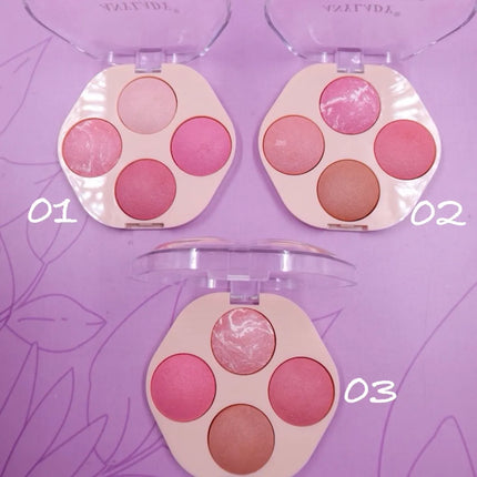 PALETA DE RUBOR BAKED x4 ANYLADY