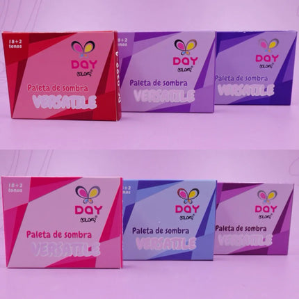 PALETA SOMBRAS 18+2 VERSATILE DAY COLORS