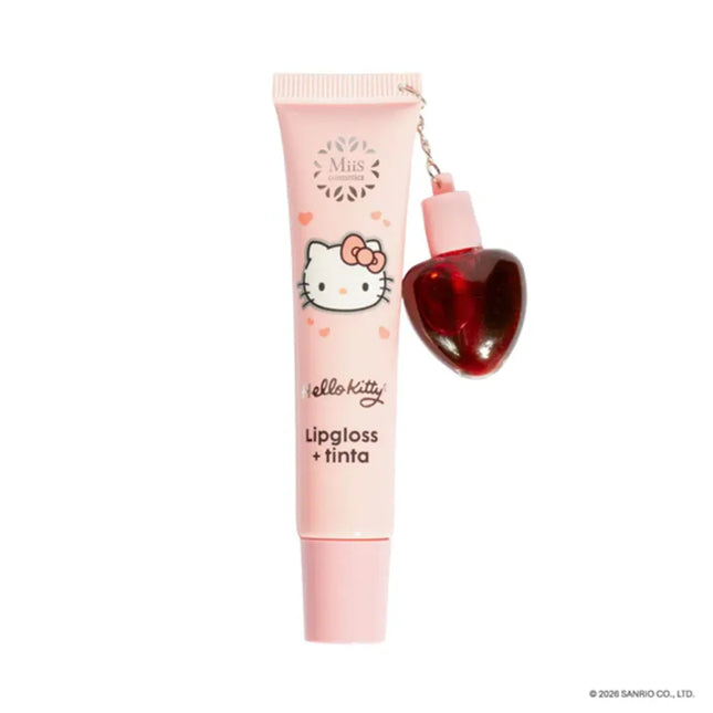 LIP GLOSS + TINTA HELLO KITTY MISS COSMETICS