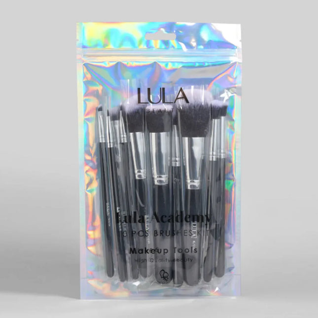 KIT DE BROCHAS ACADEMY X 10 LULA BEAUTY