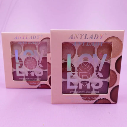 PALETA DE SOMBRAS LOVERS 4 EN 1 ANYLADY
