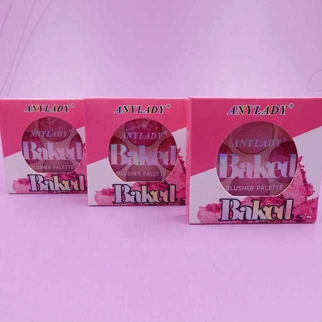 PALETA DE RUBOR BAKED x4 ANYLADY