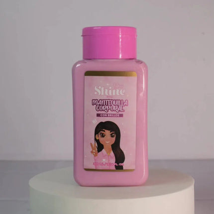 MANTEQUILLA CORPORAL ROSADA CON BRILLO GLOW SHINE