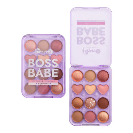 PALETA DE SOMBRAS X12 BOSS BABE PURPURE