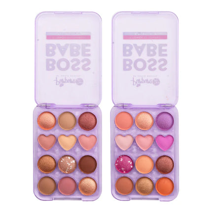 PALETA DE SOMBRAS X12 BOSS BABE PURPURE