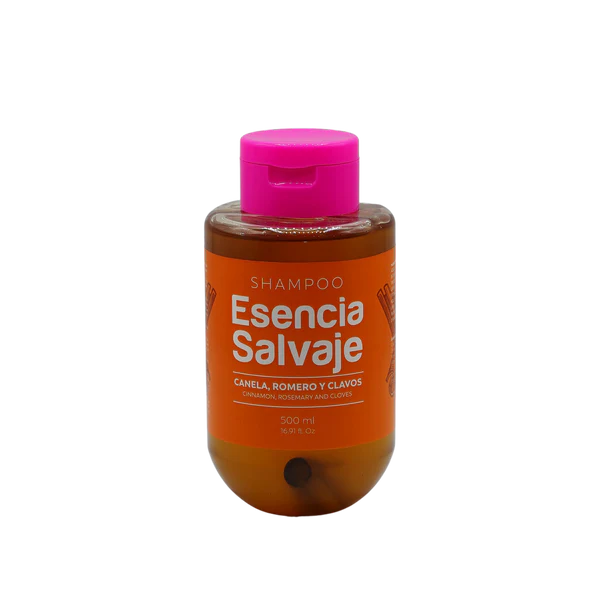 SHAMPOO CANELA, ROMERO Y CLAVOS FRUTO SALVAJE
